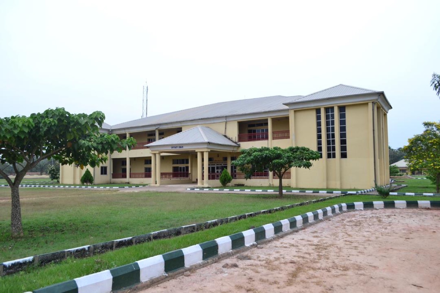 Campus roads and lawns